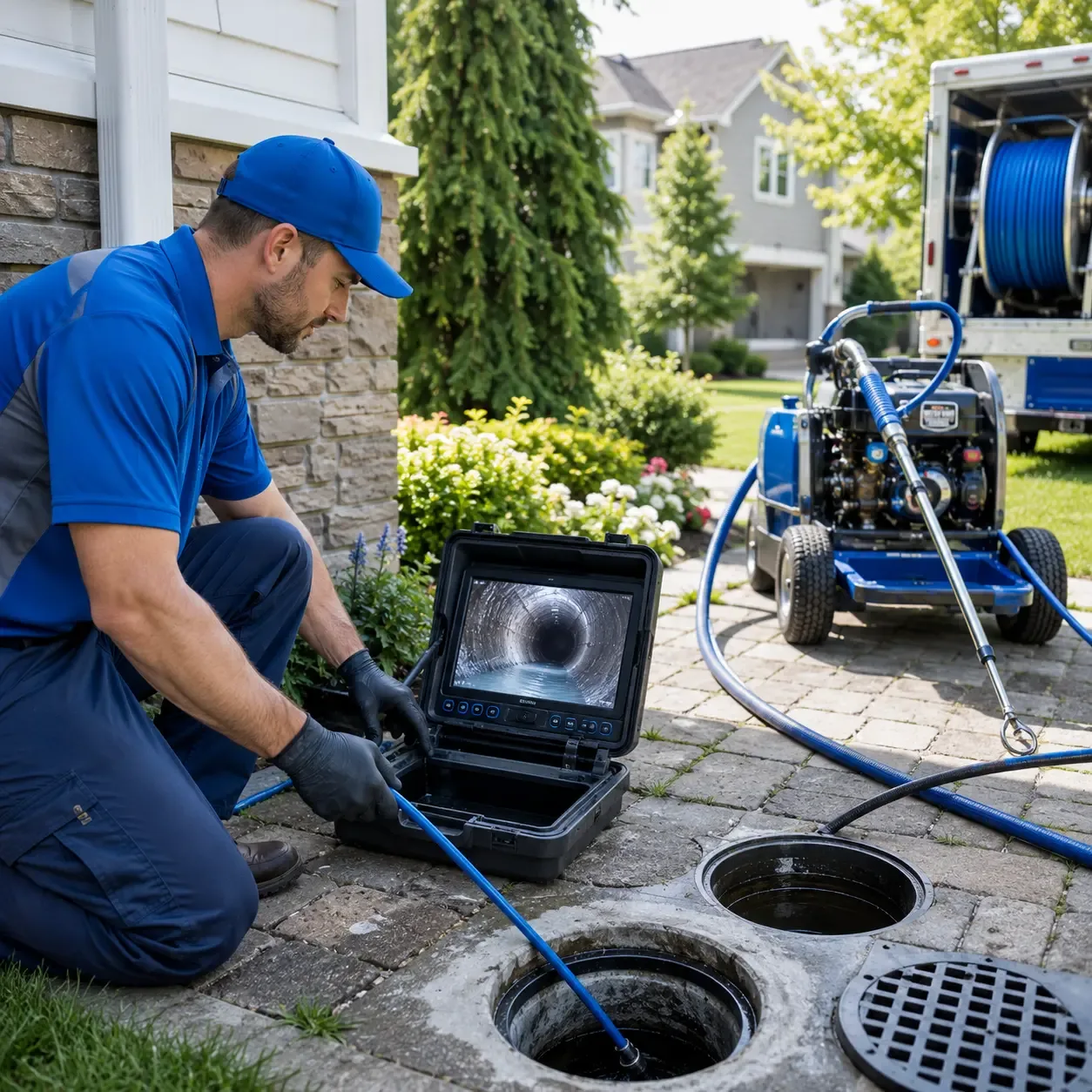 Outdoor drain cleaning professionals serving Manchester, OH
